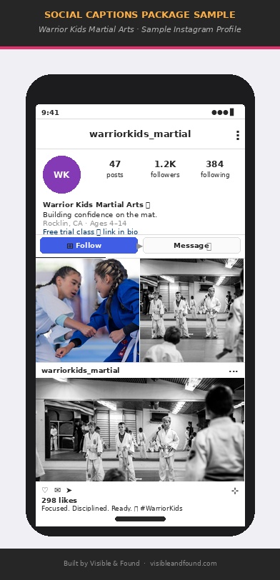 Warrior Kids Martial