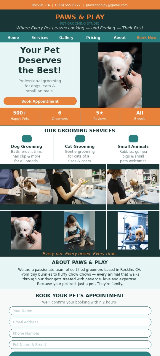 Paws & Play Pet Grooming